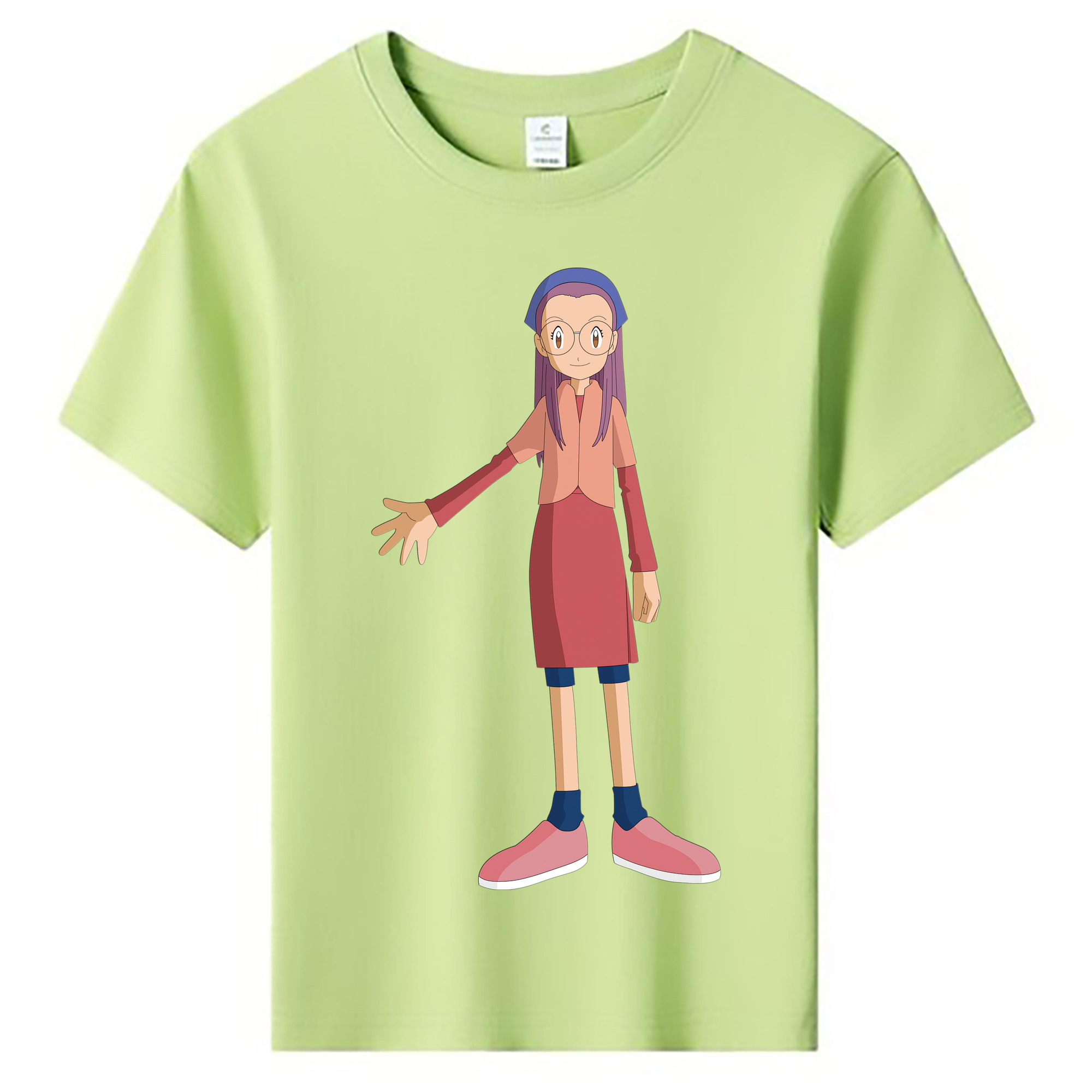 （画像用） Digimon デジタルモンスター/デジモン 綿100％キッズTシャツ（フロントプリント）